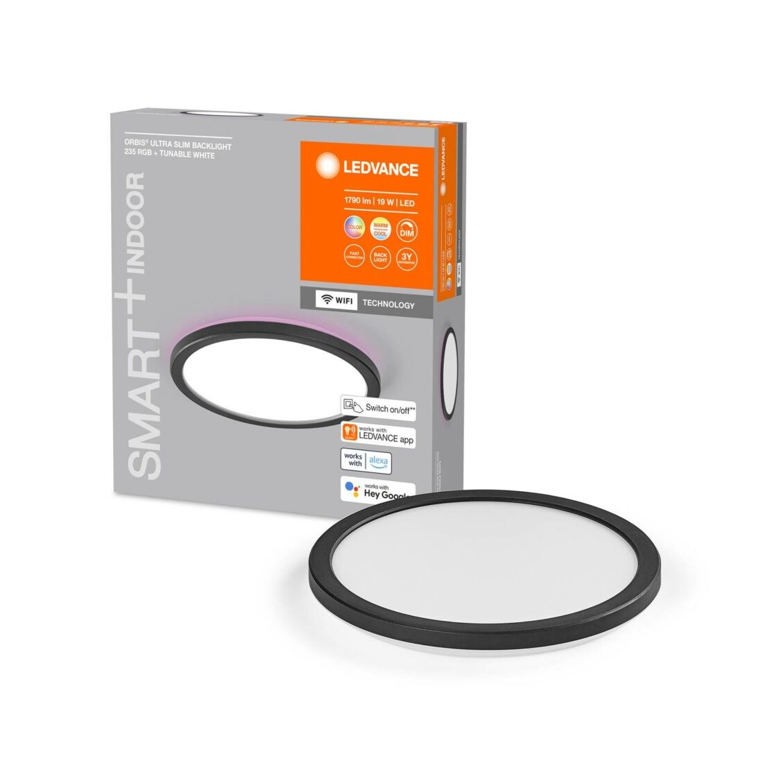 LEDVANCE SMART+ WiFi Orbis Ultra Slim podsvícení