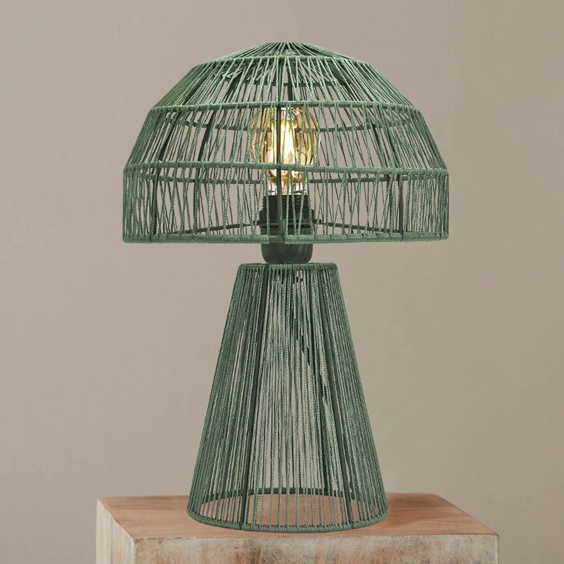 PR Home Porcini stolní lampa výška 37 cm zelená