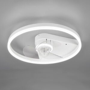 Reality Leuchten Stropní ventilátor Borgholm s LED