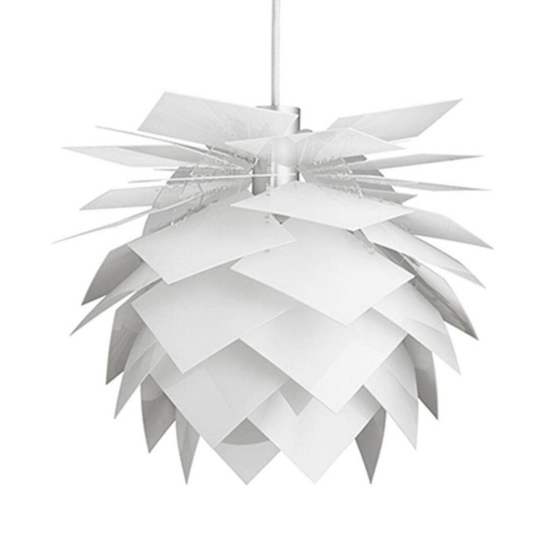 Dyberg Larsen PineApple S závěsné světlo Ø 35 cm bílé