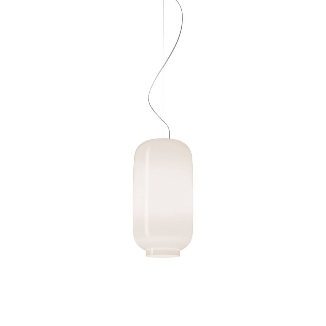 Foscarini Chouchin Bianco 2 LED závěsná lampa zapnuto/vypnuto