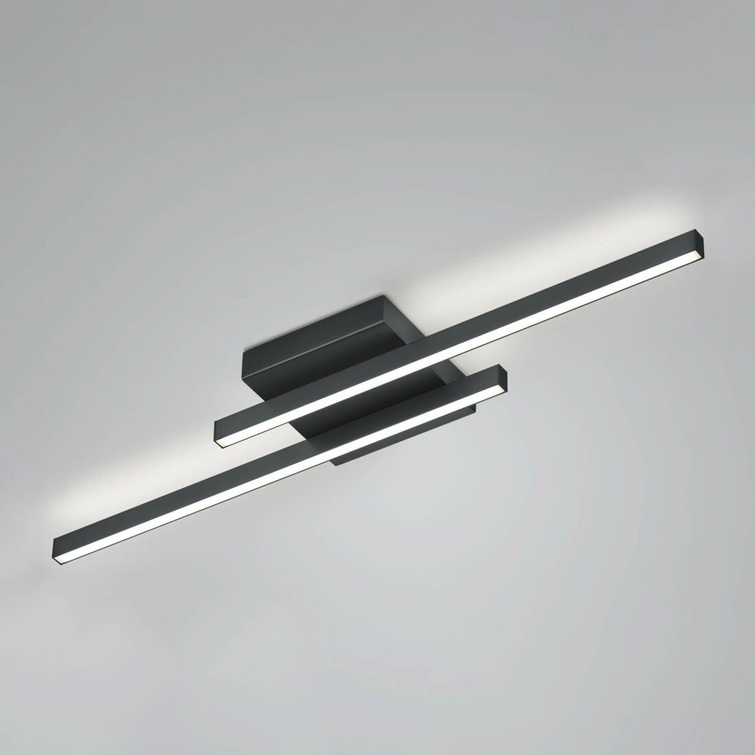 Knapstein LED stropní světlo Nuri up/down 2 zdroje černá