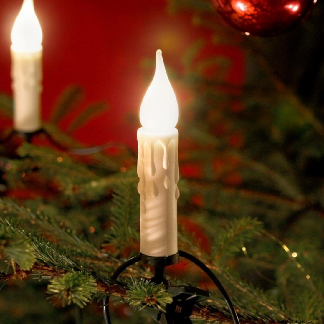 Konstsmide Christmas 20 světelných řetězů s bílým voskem 14