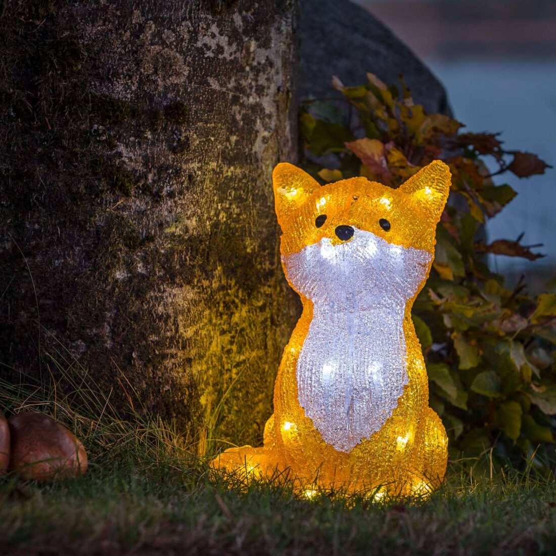 Konstsmide Christmas Osvětlená liška LED pro venkovní použití