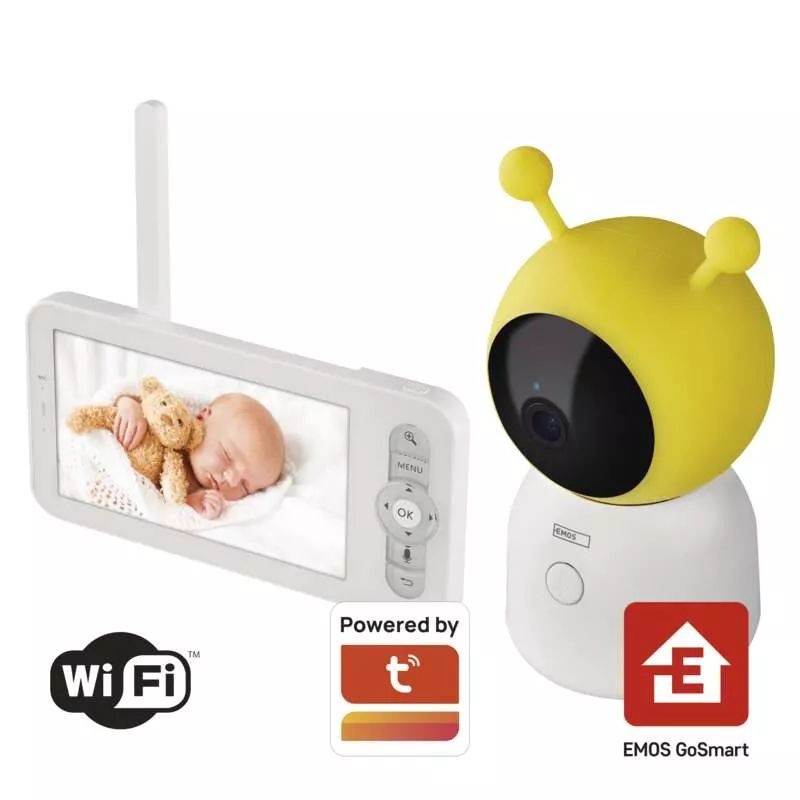 EMOS GoSmart Otočná dětská chůvička s monitorem a WiFi H4052