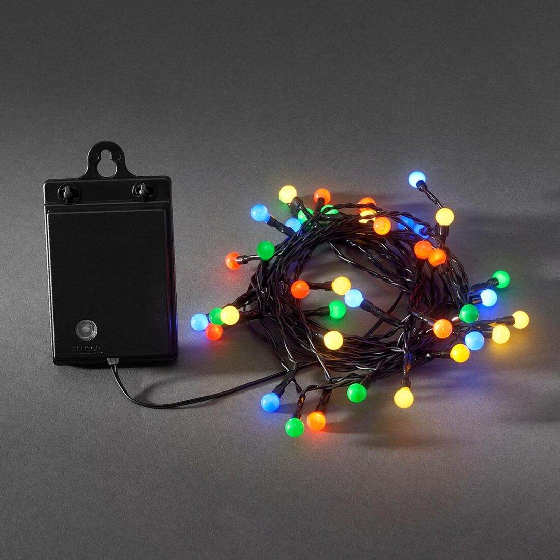 Konstsmide Christmas Pestrý venkovní světelný řetěz 40 LED RGB