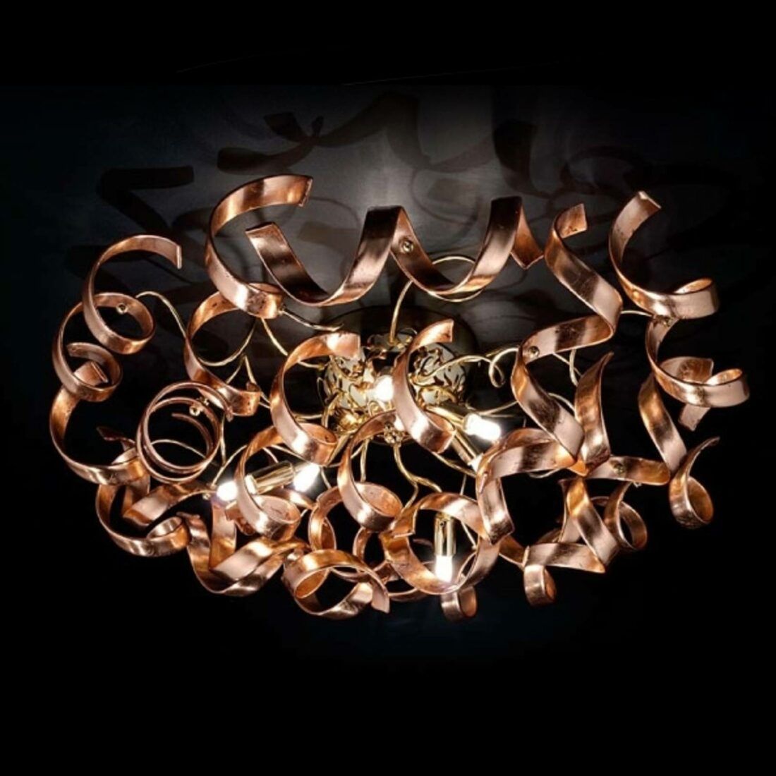 Metallux Půvabné stropní světlo Copper