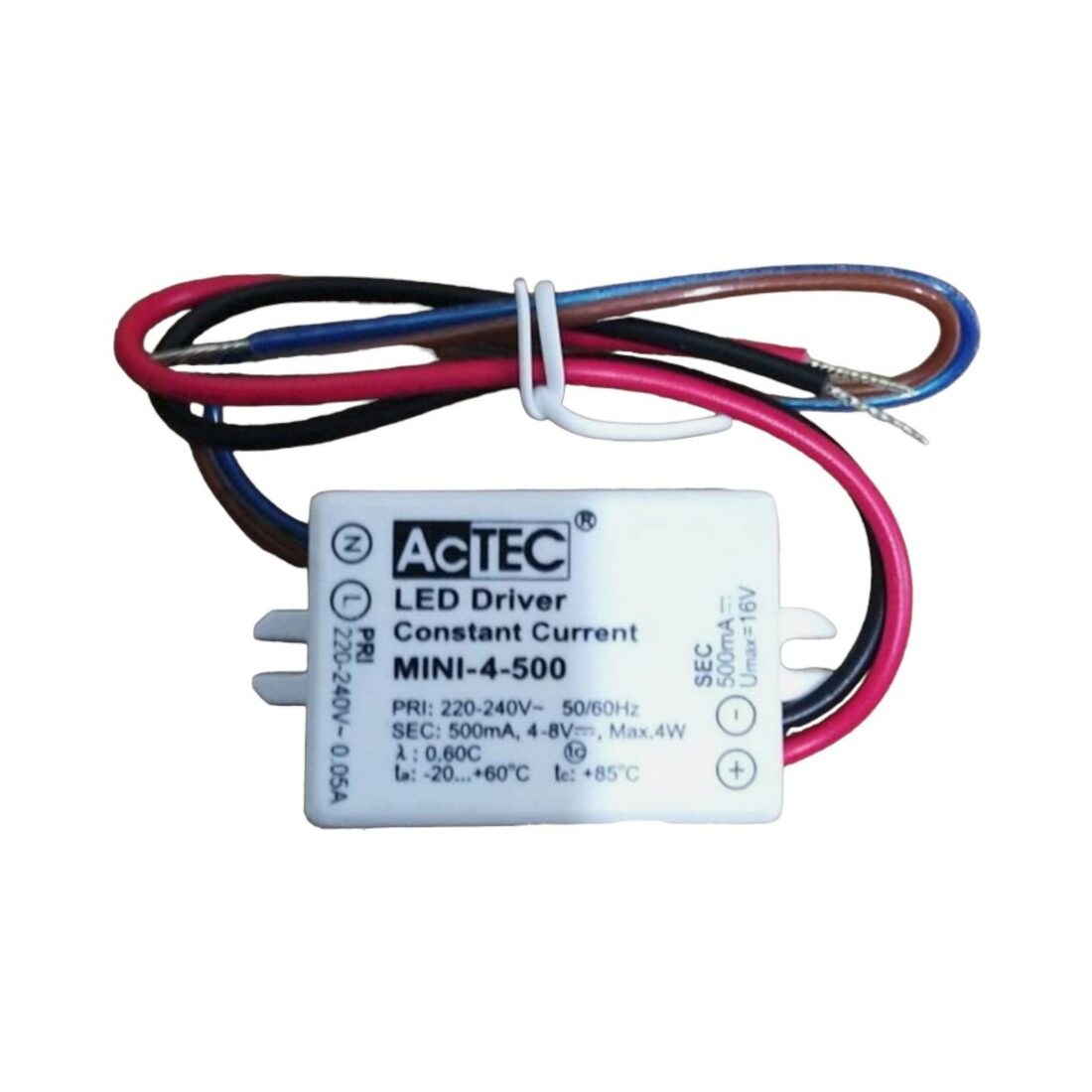 AcTEC Mini LED ovladač CC 500mA