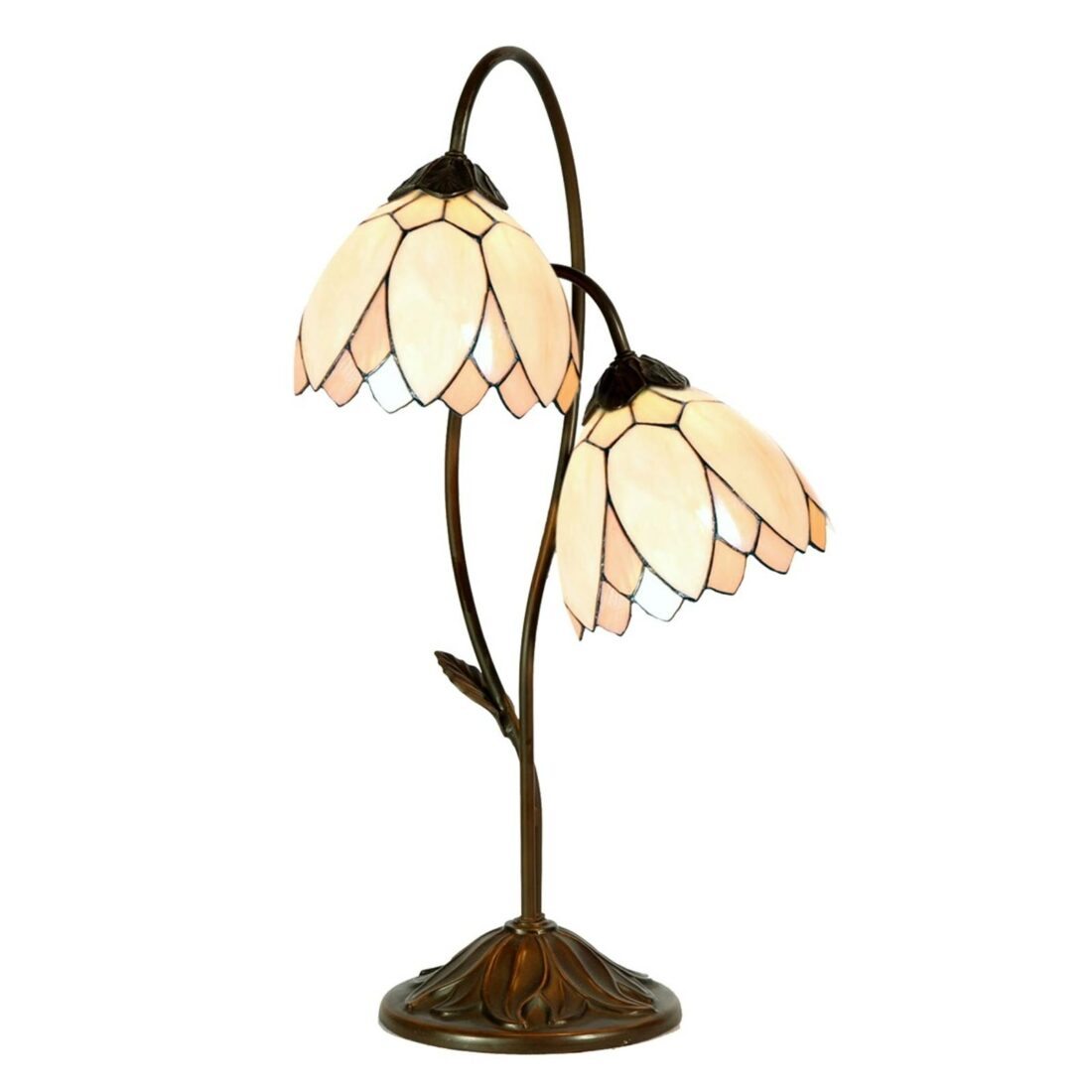 Clayre&Eef Stolní lampa v Tiffany stylu Liliana