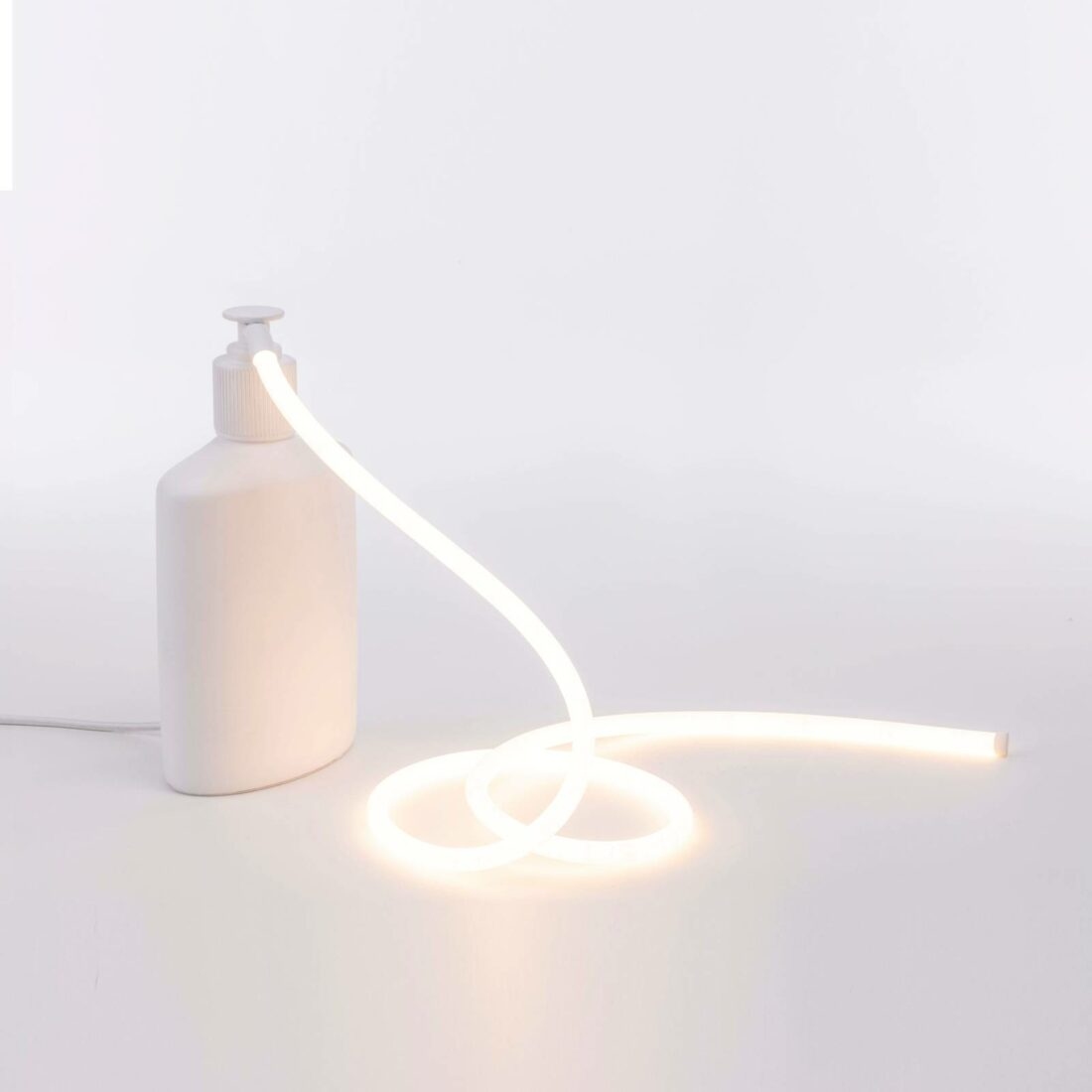SELETTI LED deko stolní lampa Daily Glow dávkovač mýdla
