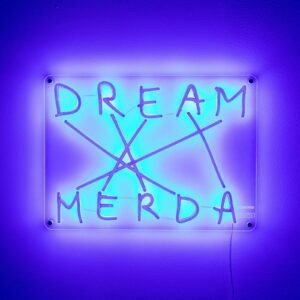 SELETTI LED dekor nástěnné světlo Dream-Merda