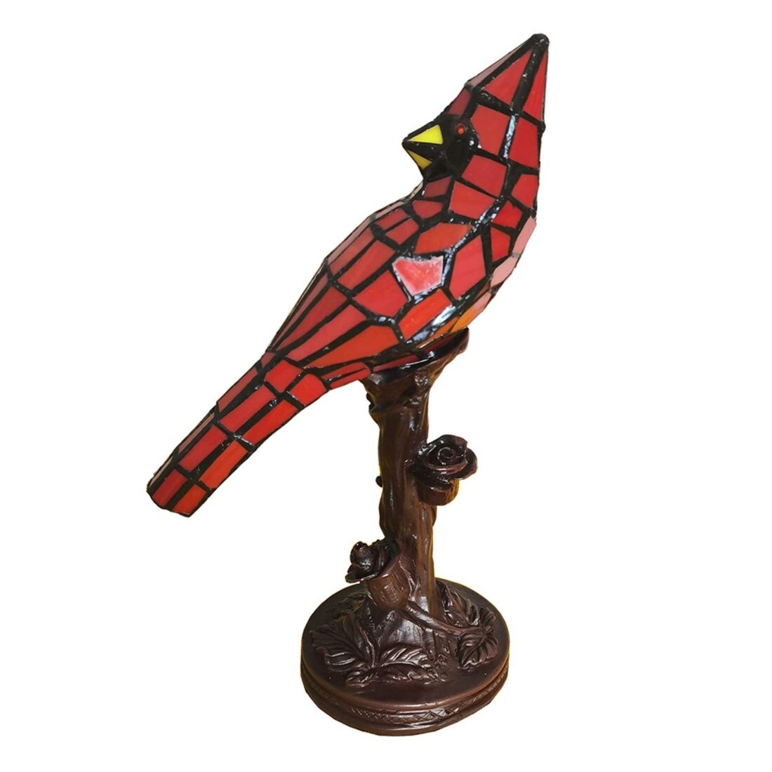 Clayre&Eef Stolní lampa 5LL-6102R pták