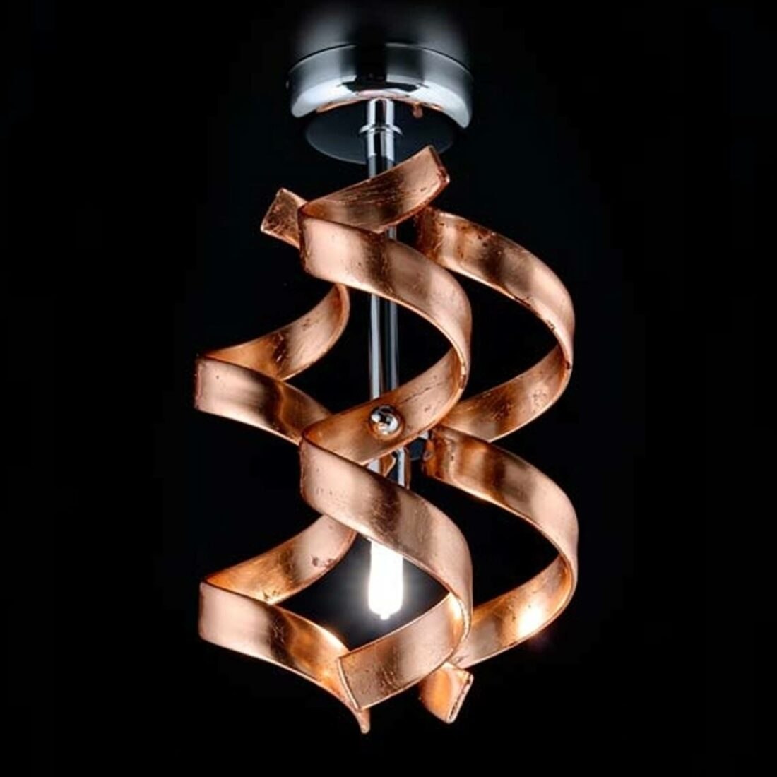 Metallux Jednoduché stropní světlo Copper