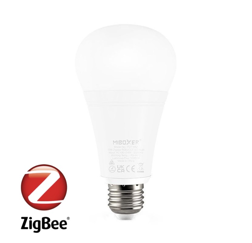 LED Solution Mi-Light MiBoxer ZIGBEE LED žárovka RGB+CCT 12W E27 FUT105Z
