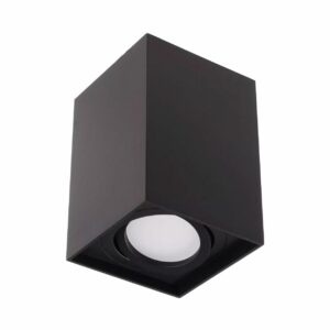 T-LED Černé přisazené výklopné svítidlo hranaté GU10 105517