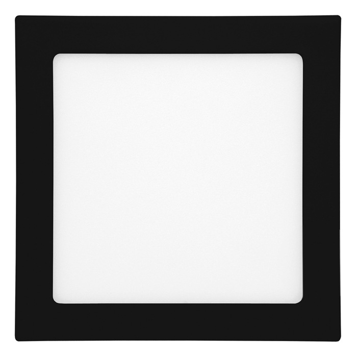 T-LED Černý vestavný LED panel hranatý 300 x 300mm 24W Barva světla: Denní bílá 102120