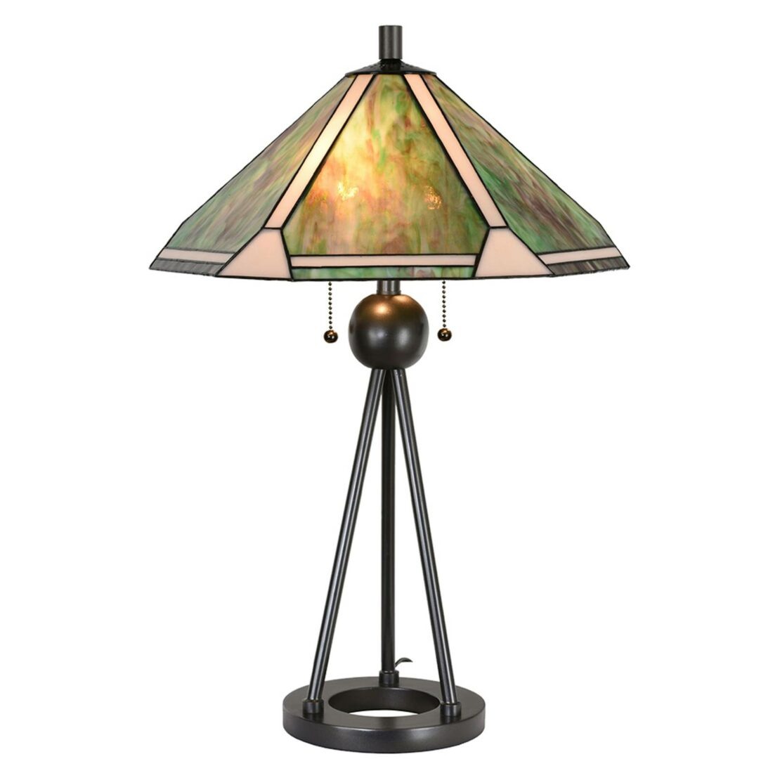 Clayre&Eef Stolní lampa 5LL-6165 v provedení Tiffany
