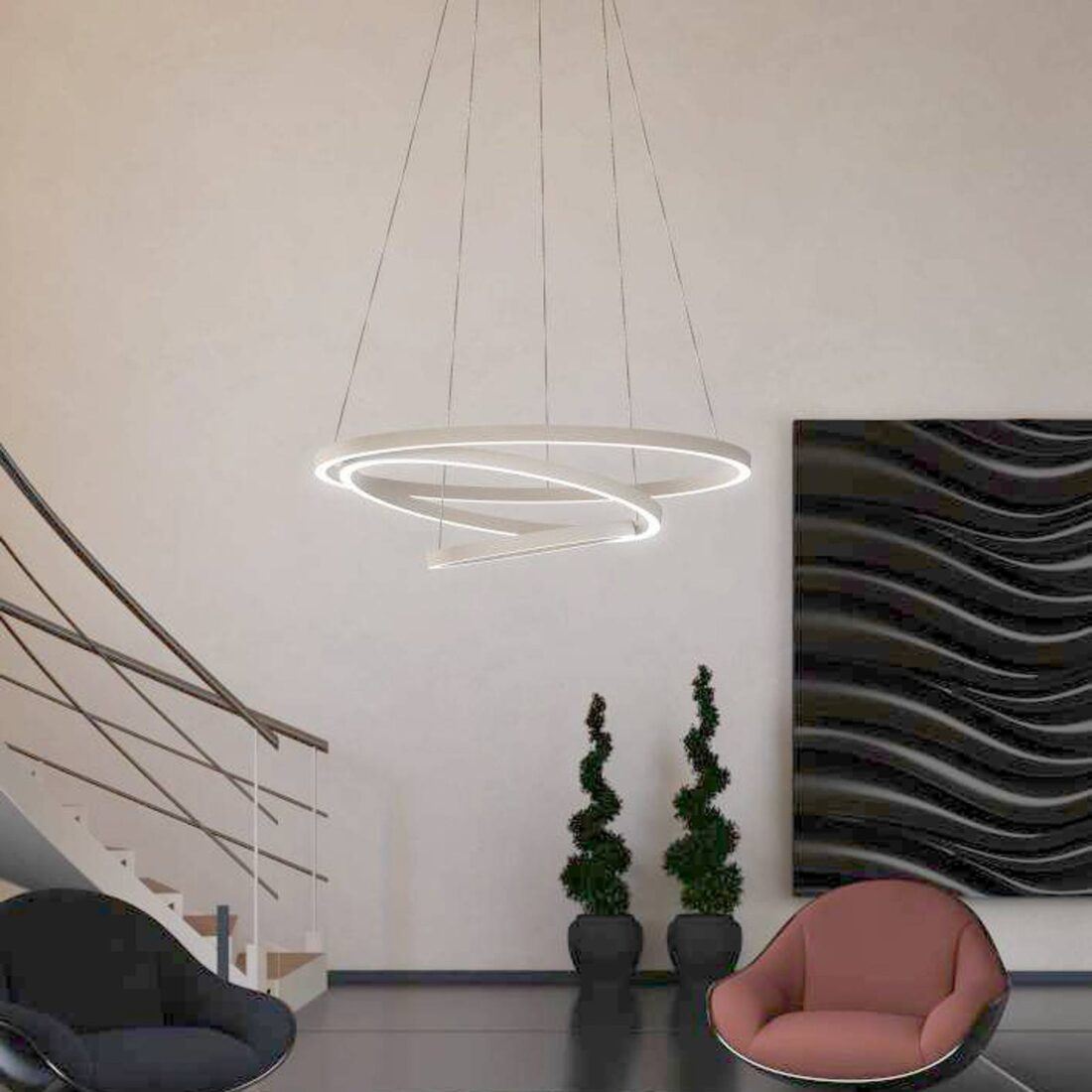 EGLO connect Lobinero-Z LED závěsná lampa