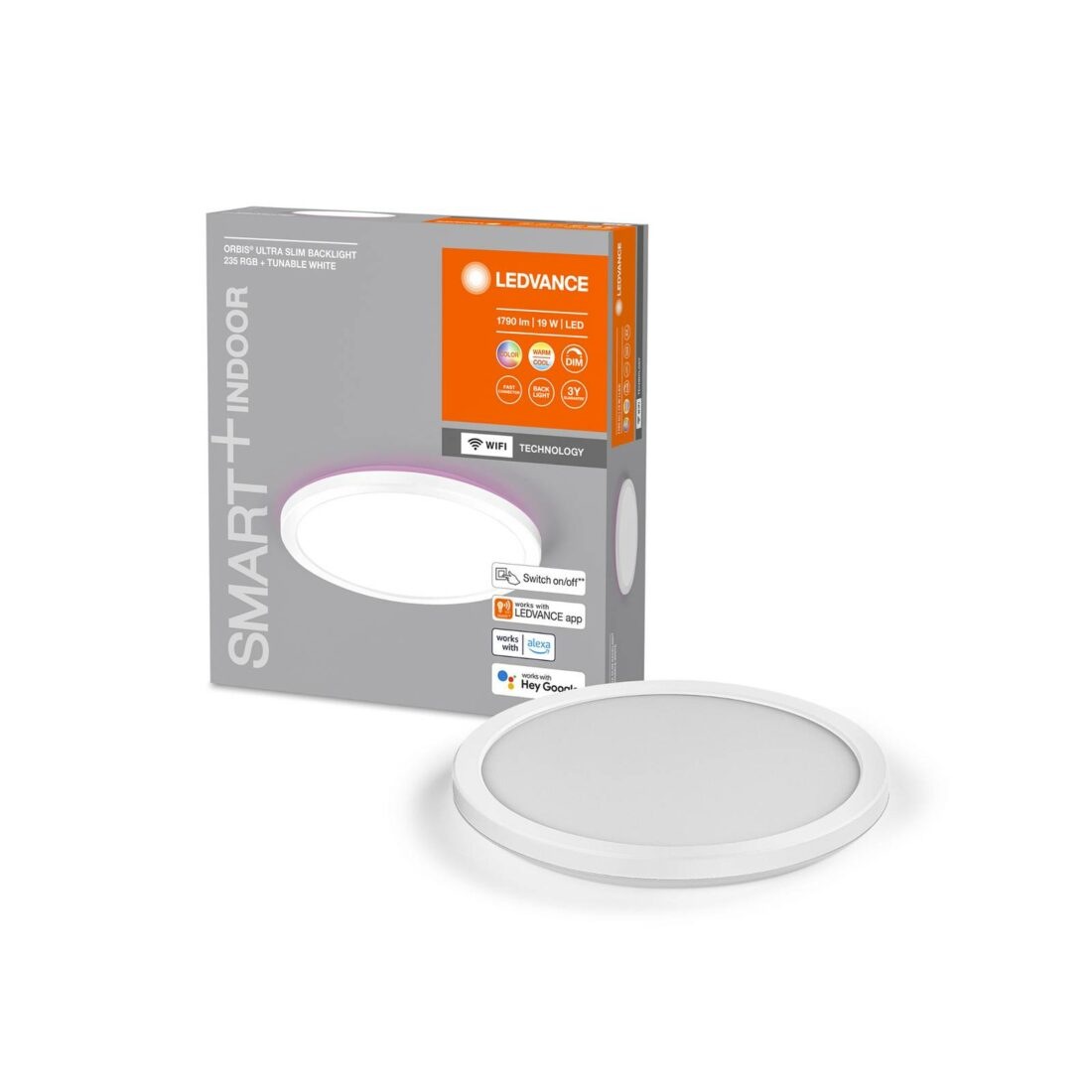 LEDVANCE SMART+ WiFi Orbis Ultra Slim podsvícení