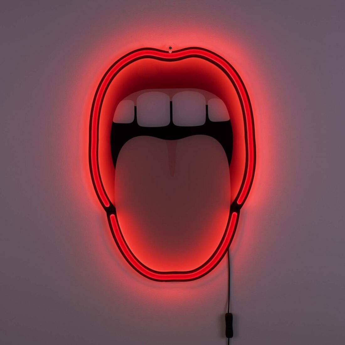 SELETTI LED dekor nástěnné světlo Tongue
