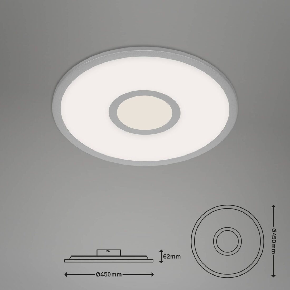 Briloner LED stropní svítidlo Centro S CCT RGB Tuya Ø 45 cm