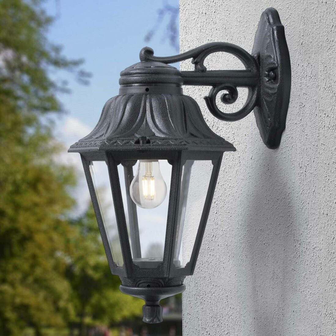 Fumagalli LED venkovní nástěnné světlo Bisso Anna E27