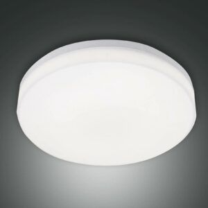 Fabas Luce LED venkovní stropní světlo Trigo se senzorem bílá