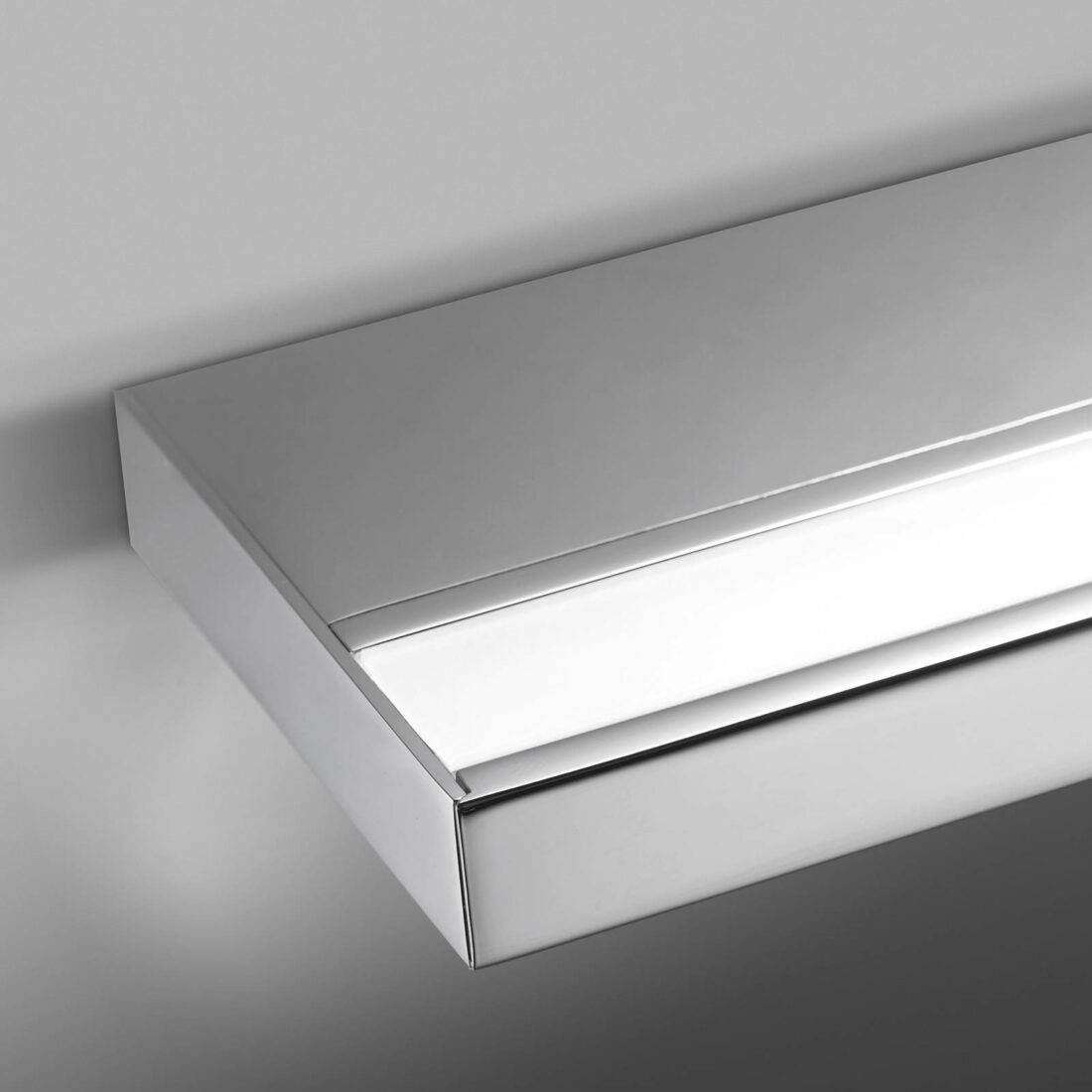 Pujol Iluminación LED nástěnné světlo koupelny Prim IP20 90 cm chrom