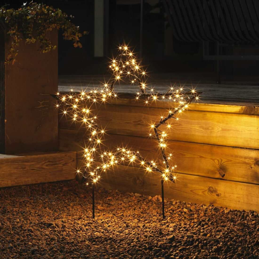 Konstsmide Christmas LED kovová hvězda