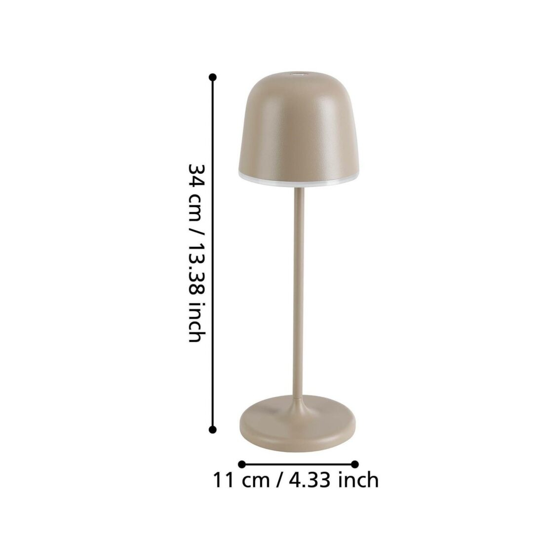 EGLO LED stolní lampa Mannera s baterií