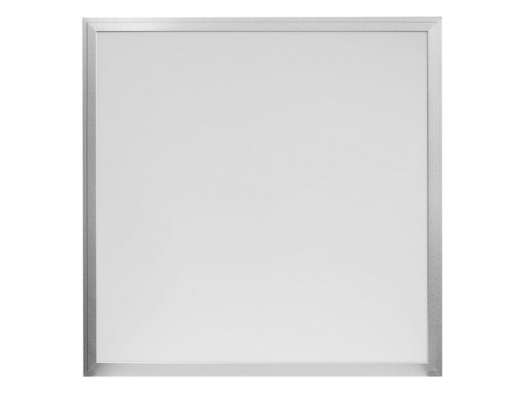 LED Solution Stříbrný závěsný LED panel 600 x 600mm 40W Premium Barva světla: Studená bílá 189019_191007