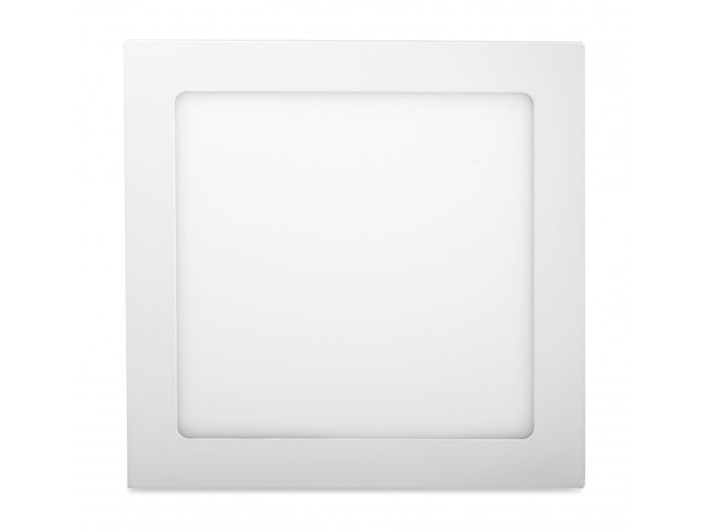 LED Solution Bílý vestavný LED panel hranatý 300 x 300mm 24W Economy Barva světla: Denní bílá 10490