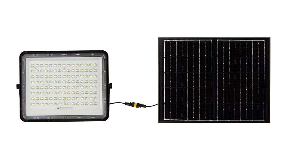 LED Solution LED solární reflektor 20W s dálkovým ovládáním 7828
