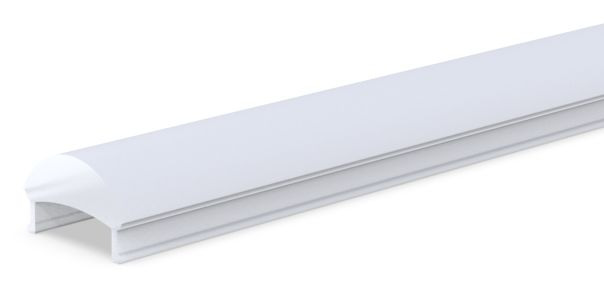 LED Solution Nacvakávácí vypouklý difuzor pro nástěnný profil N3 Vyberte variantu a délku: Opálový vypouklý difuzor 2m 191322