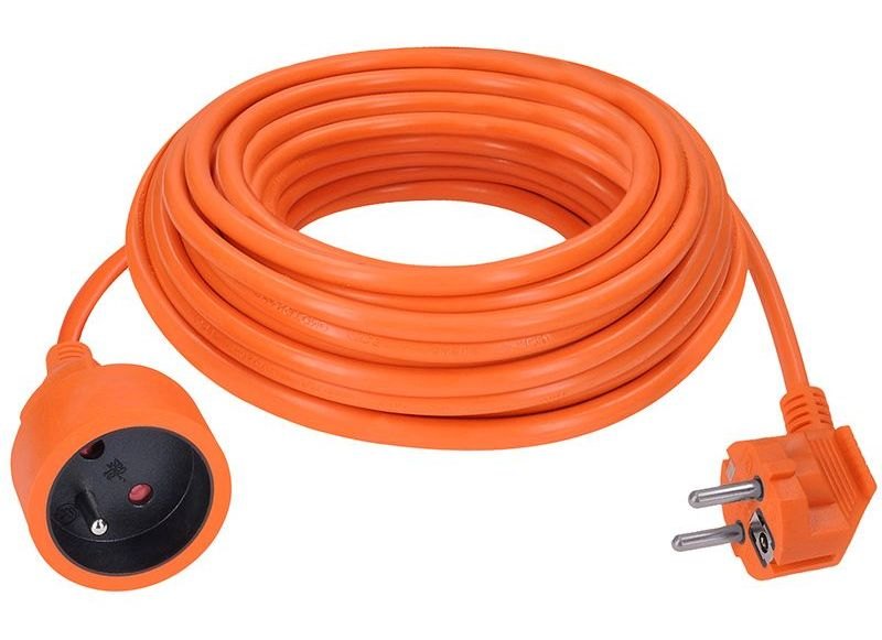 Solight Oranžový prodlužovací kabel - spojka