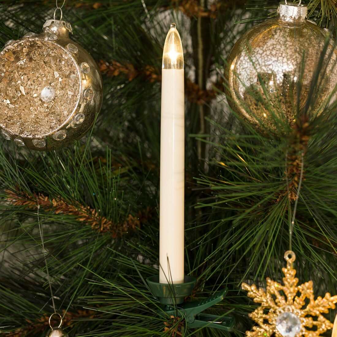 Konstsmide Christmas LED vánoční svíčky bezdrátové doplňující sada 16cm