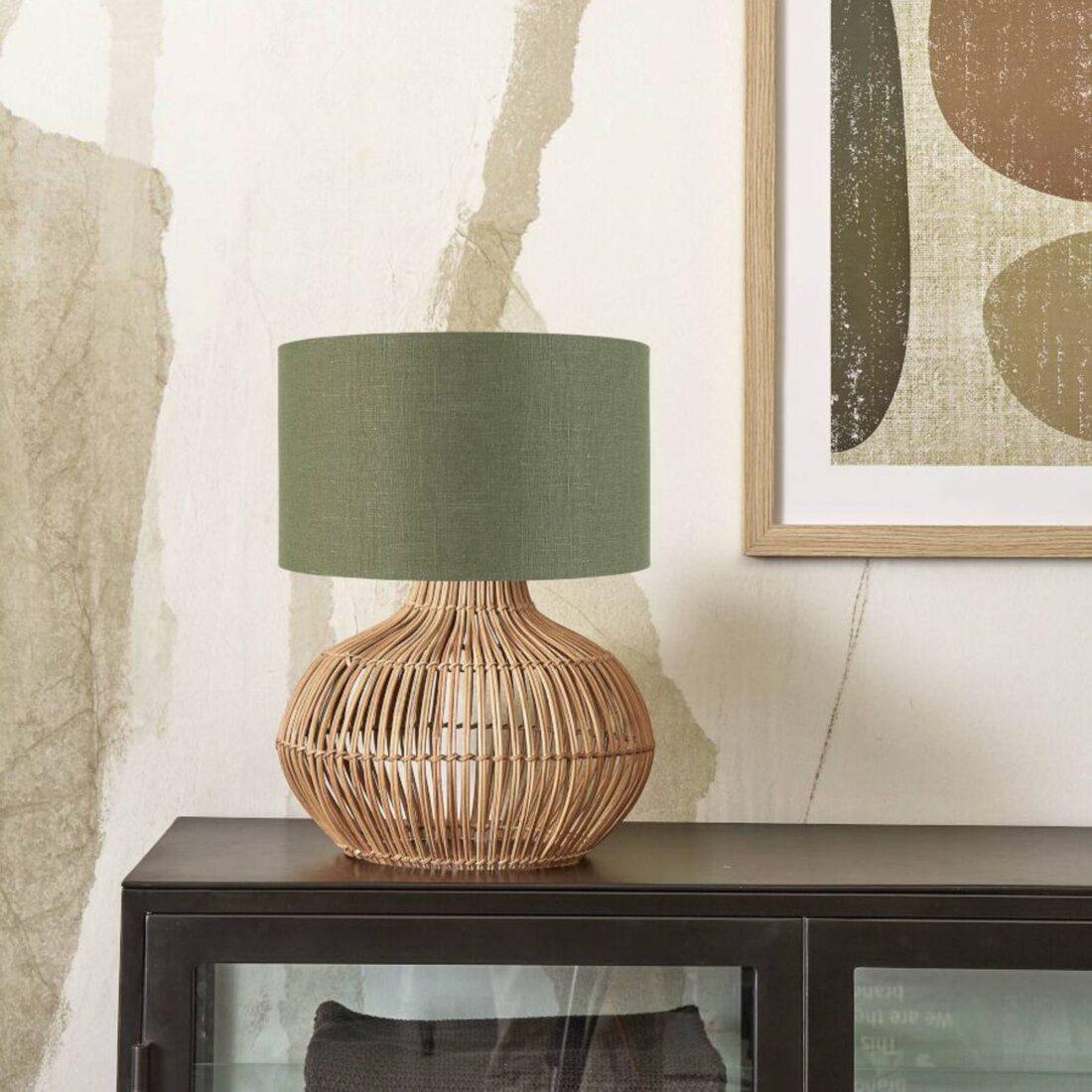 Good & Mojo GOOD MOJO Stolní lampa Kalahari 32cm zelená