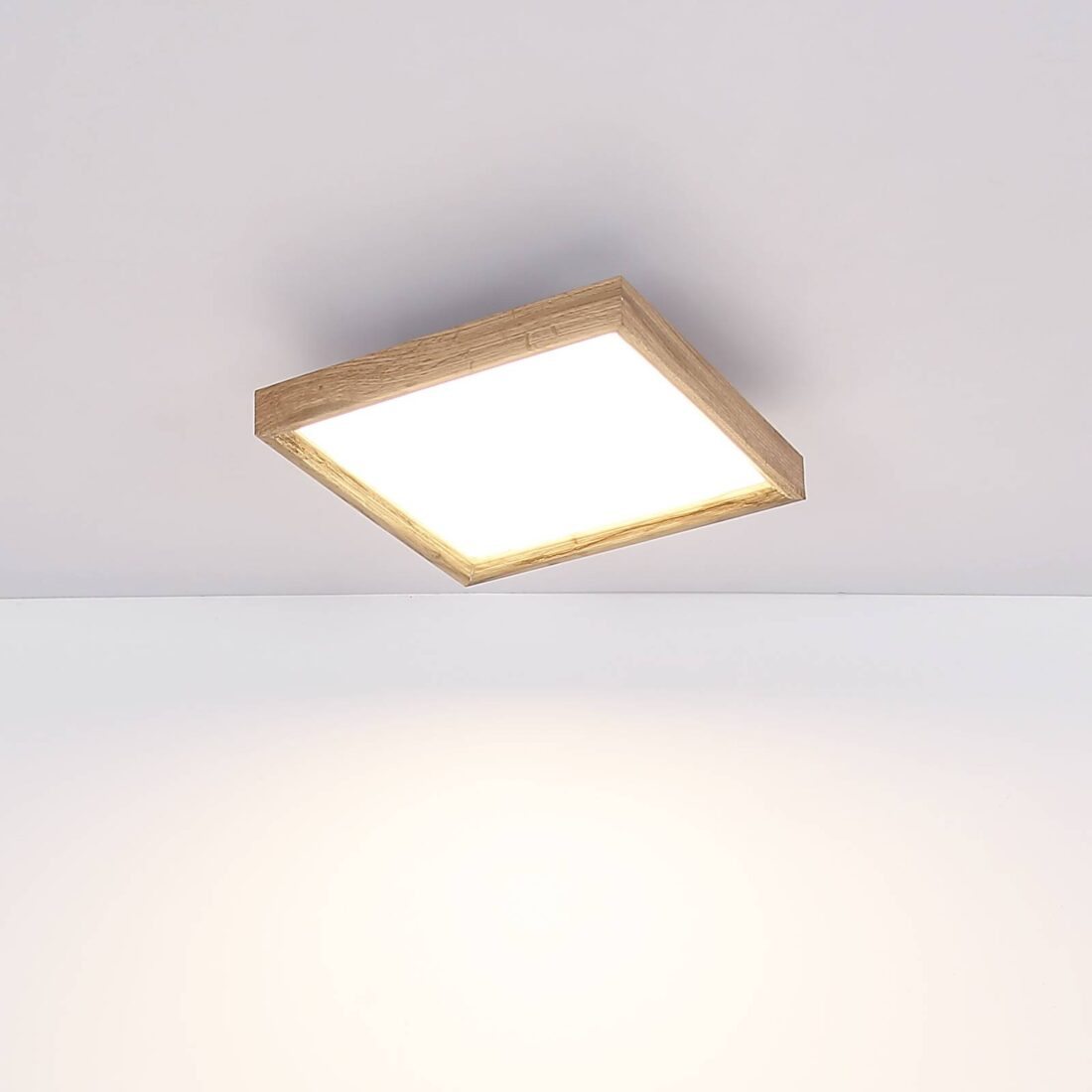 Globo LED stropní svítidlo Cinderella wood CCT 30 x cm