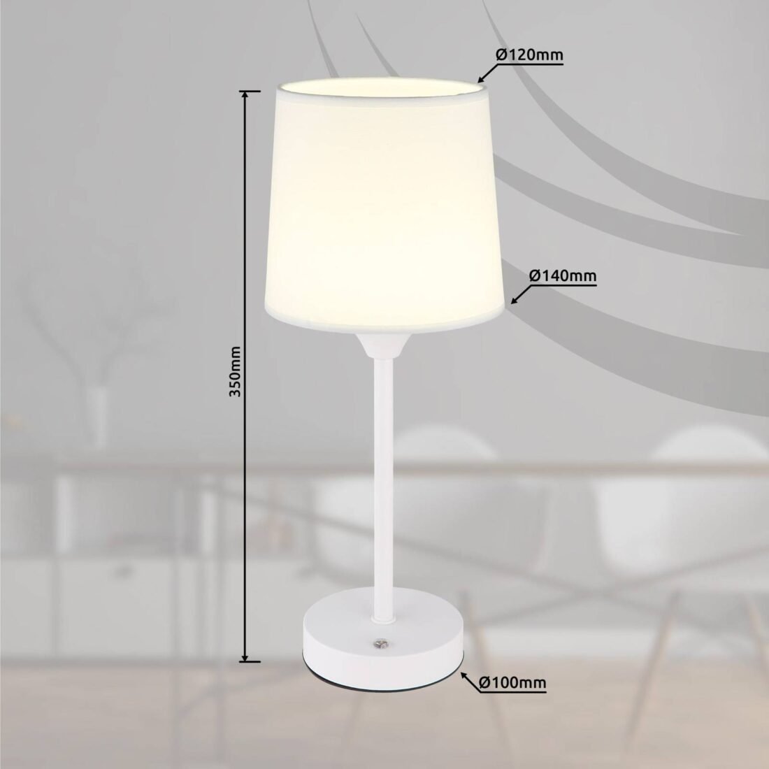 Globo LED dobíjecí stolní lampa Lunki