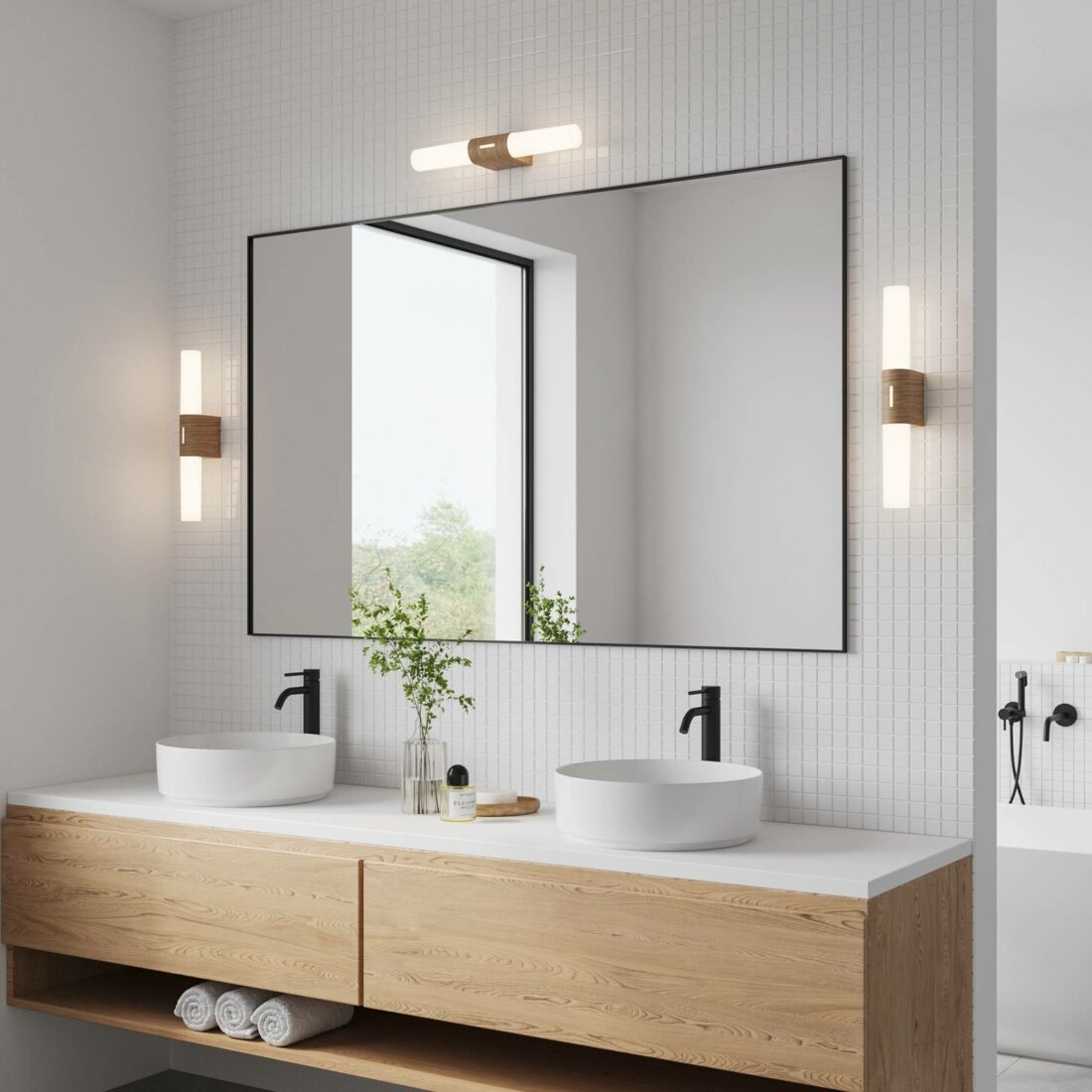 Nordlux LED koupelnové nástěnné Helva Double Basic
