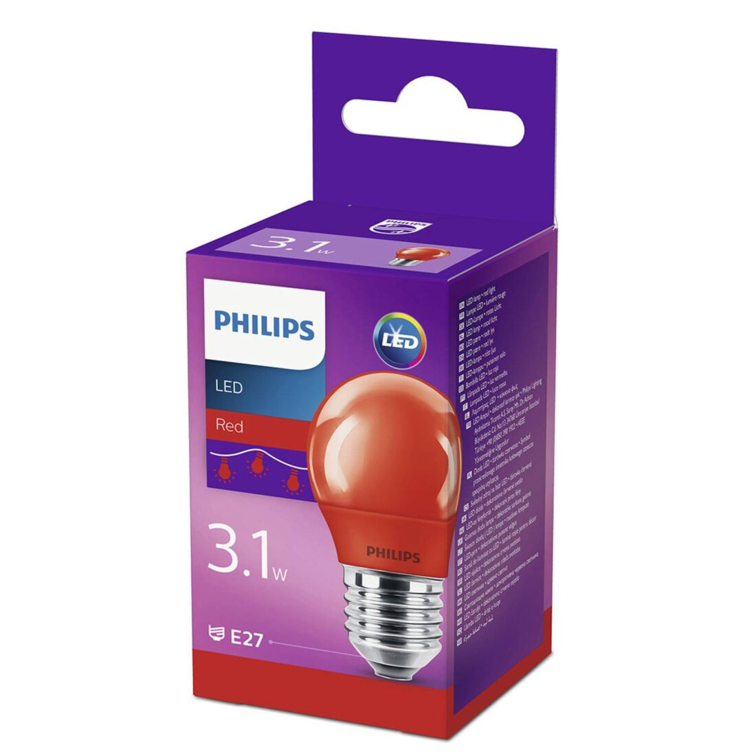Philips LED žárovka E27 P45 3