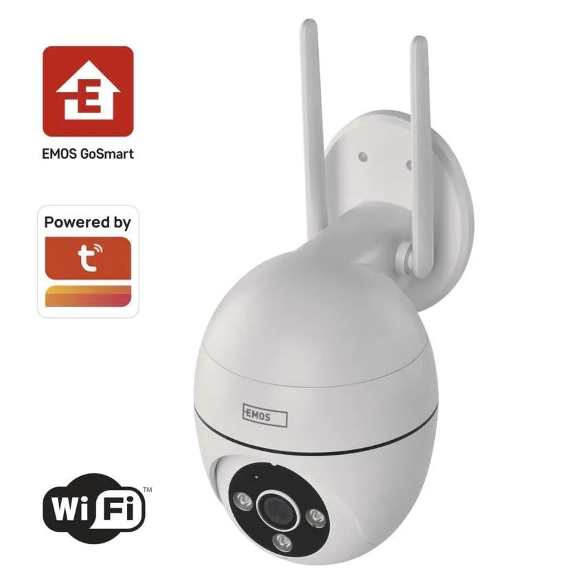 EMOS GoSmart Bílá venkovní otočná kamera s WiFi H4057