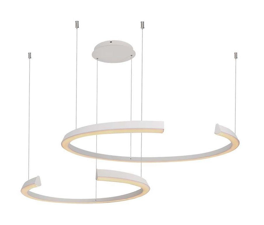 LED Solution Bílé závěsné LED svítidlo designové 116cm 48W stmívatelné Barva světla: Denní bílá 14993