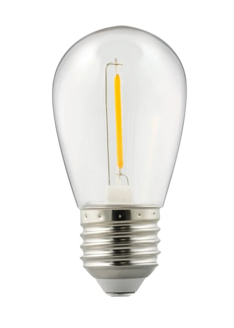T-LED LED žárovka Filament 1W E27 oválná 032565