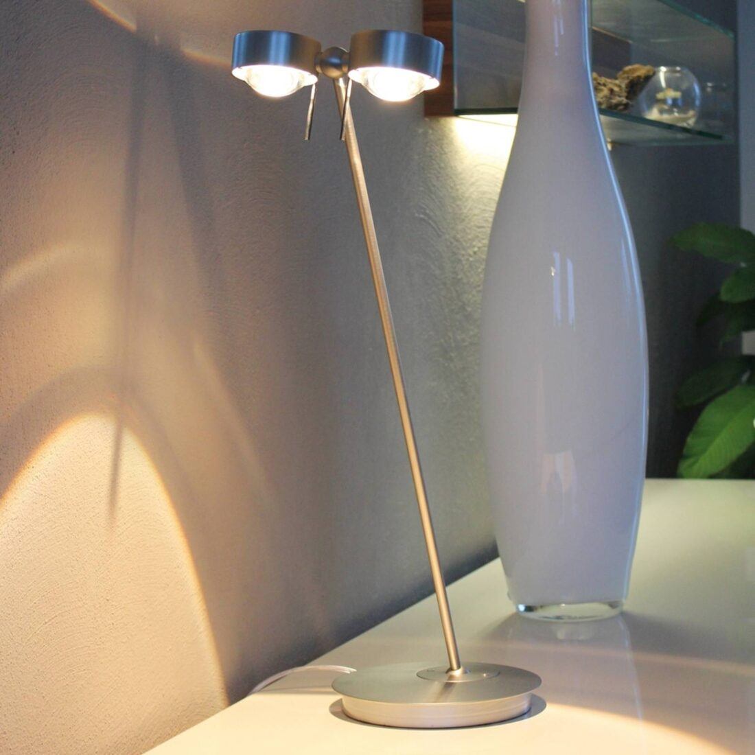 Top Light 2-světelná stolní lampa PUK TABLE