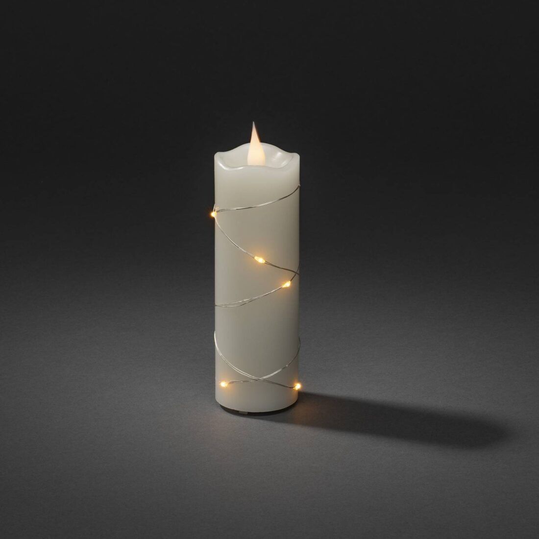 Konstsmide Christmas LED vosková svíčka krémová barva jantarová 15