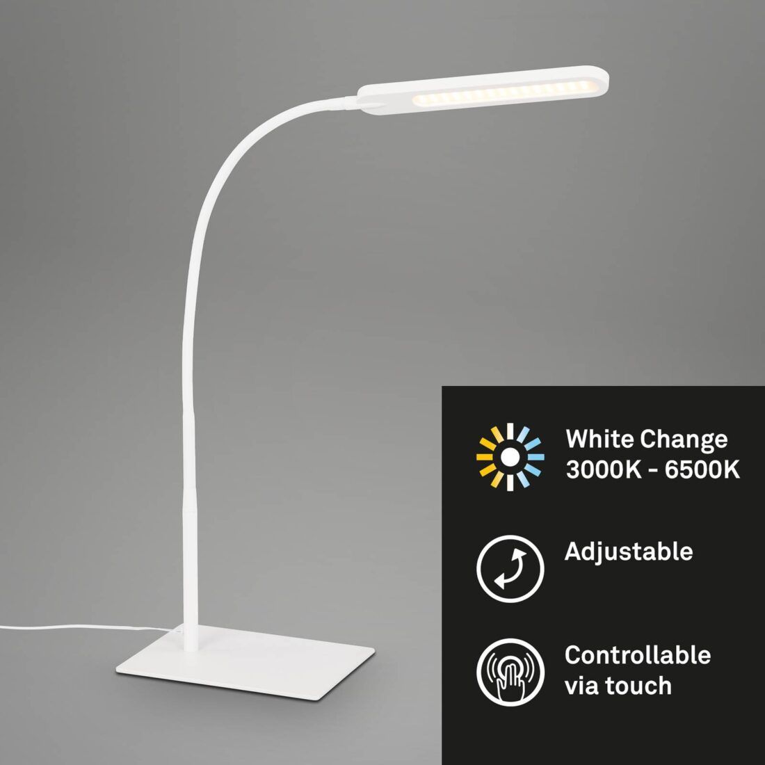 Briloner LED stolní lampa Servo