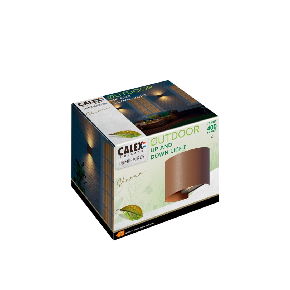 Calex Venkovní nástěnná lampa LED oválná
