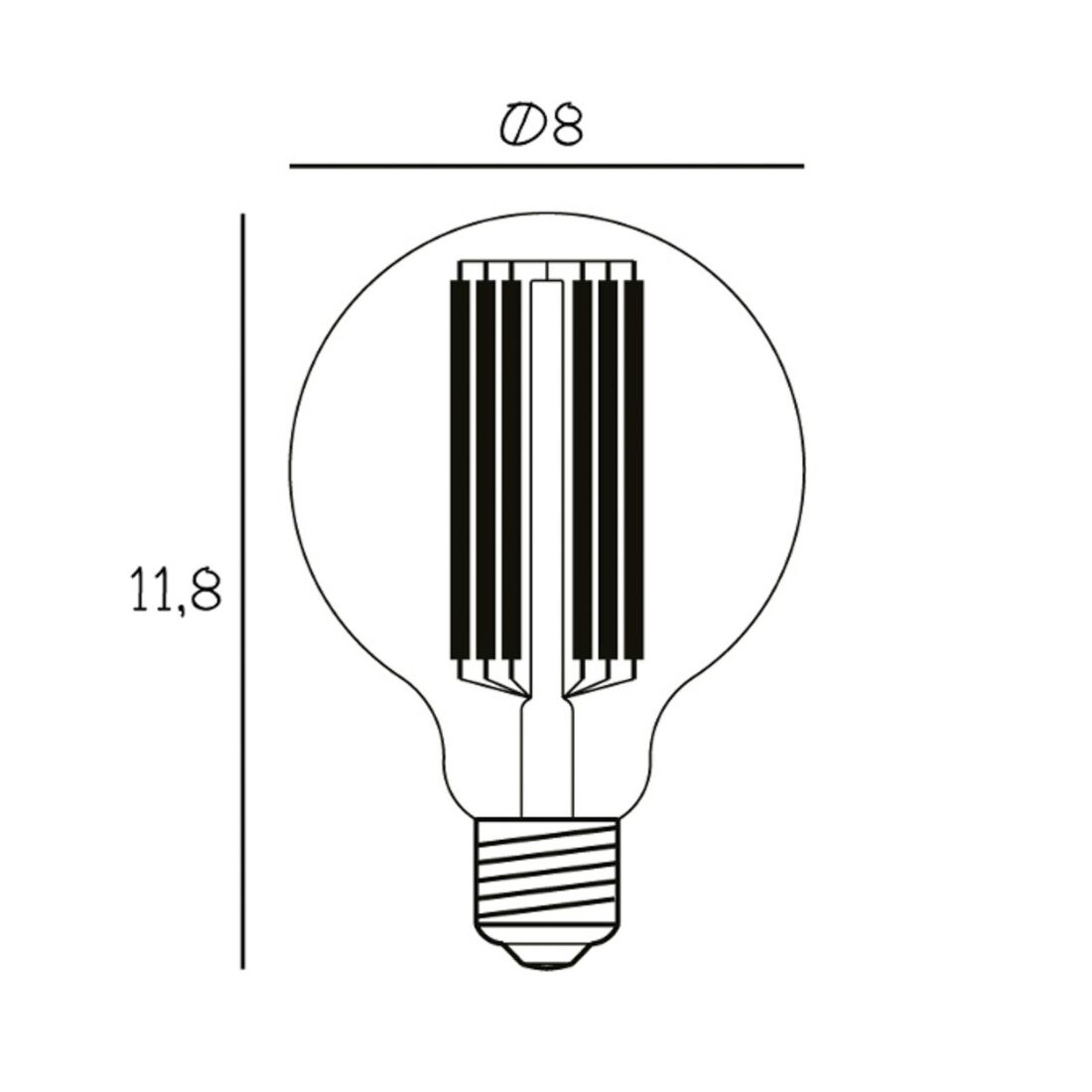 DESIGN BY US LED žárovka Globe