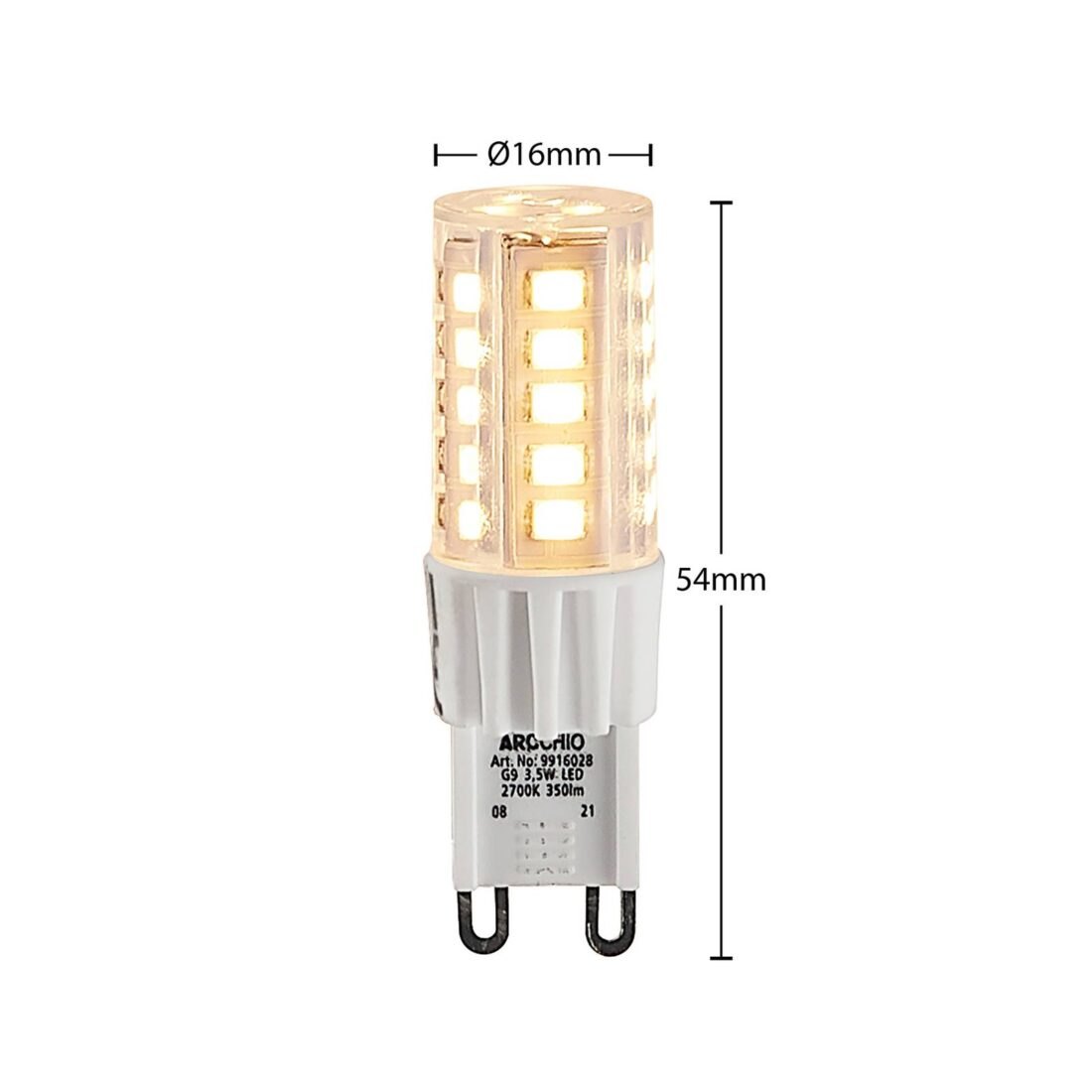 Arcchio LED kolíková žárovka G9 3